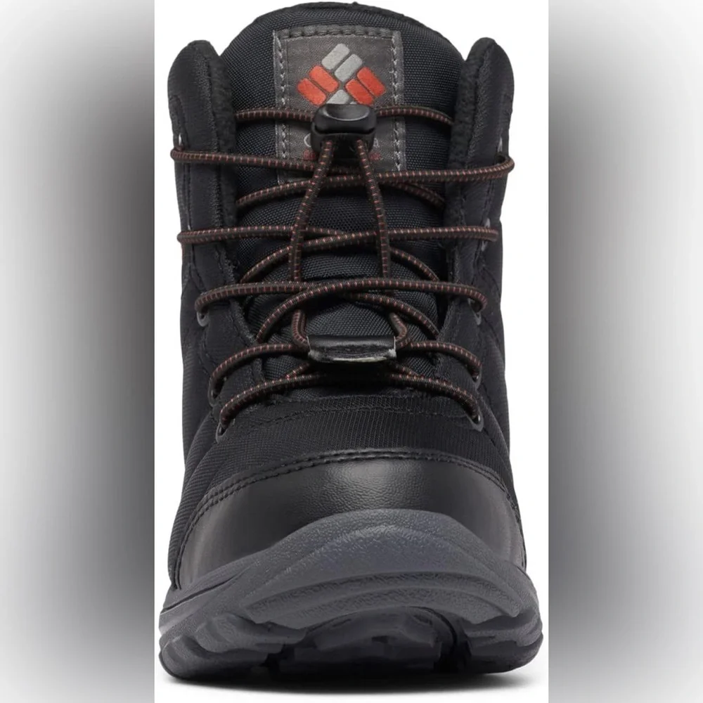 Columbia Kids Black and Gray Waterproof Winter Boot